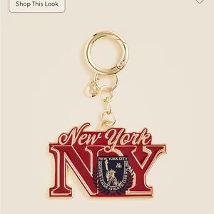 J. Crew NWT New York NY Bag Charm $49.50 Retail